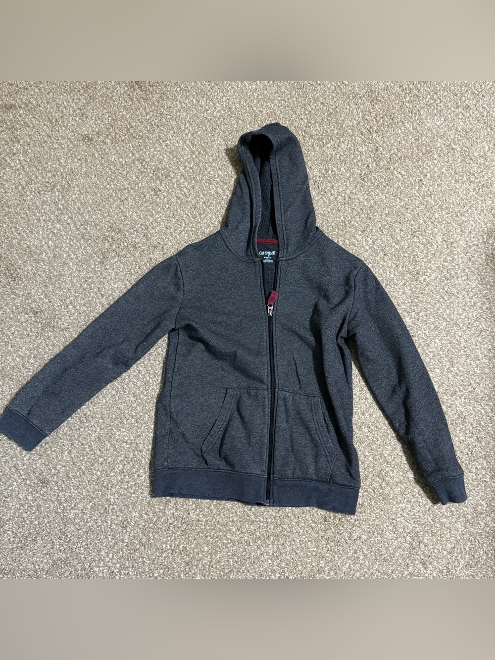 Cat & Jack Dark Gray Full-Zip Hoodie for Kids